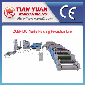 High Speed Needle Punching Carpet Making Production Line